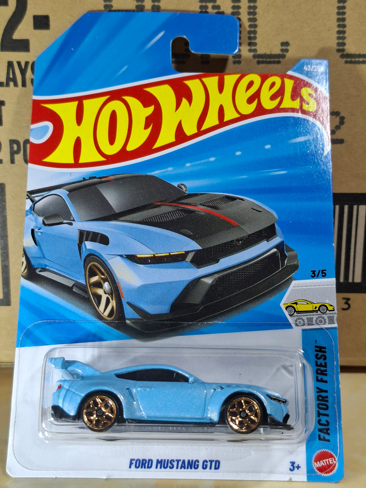 Hot Wheels Ford Mustang GTD - Factory Fresh