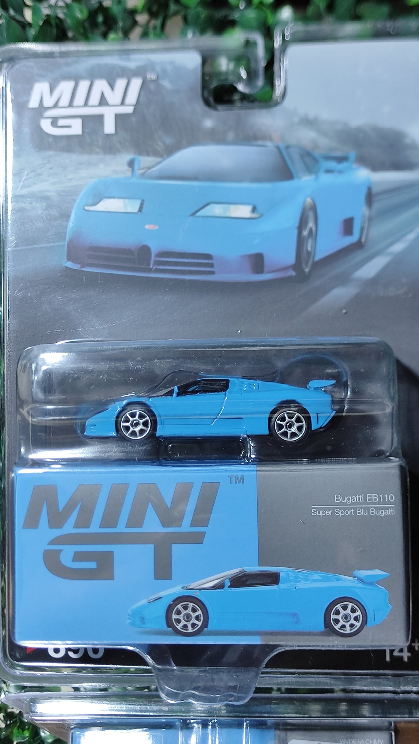 Bugatti EB110/ Super Sport Blue Bugatt / Mini GT