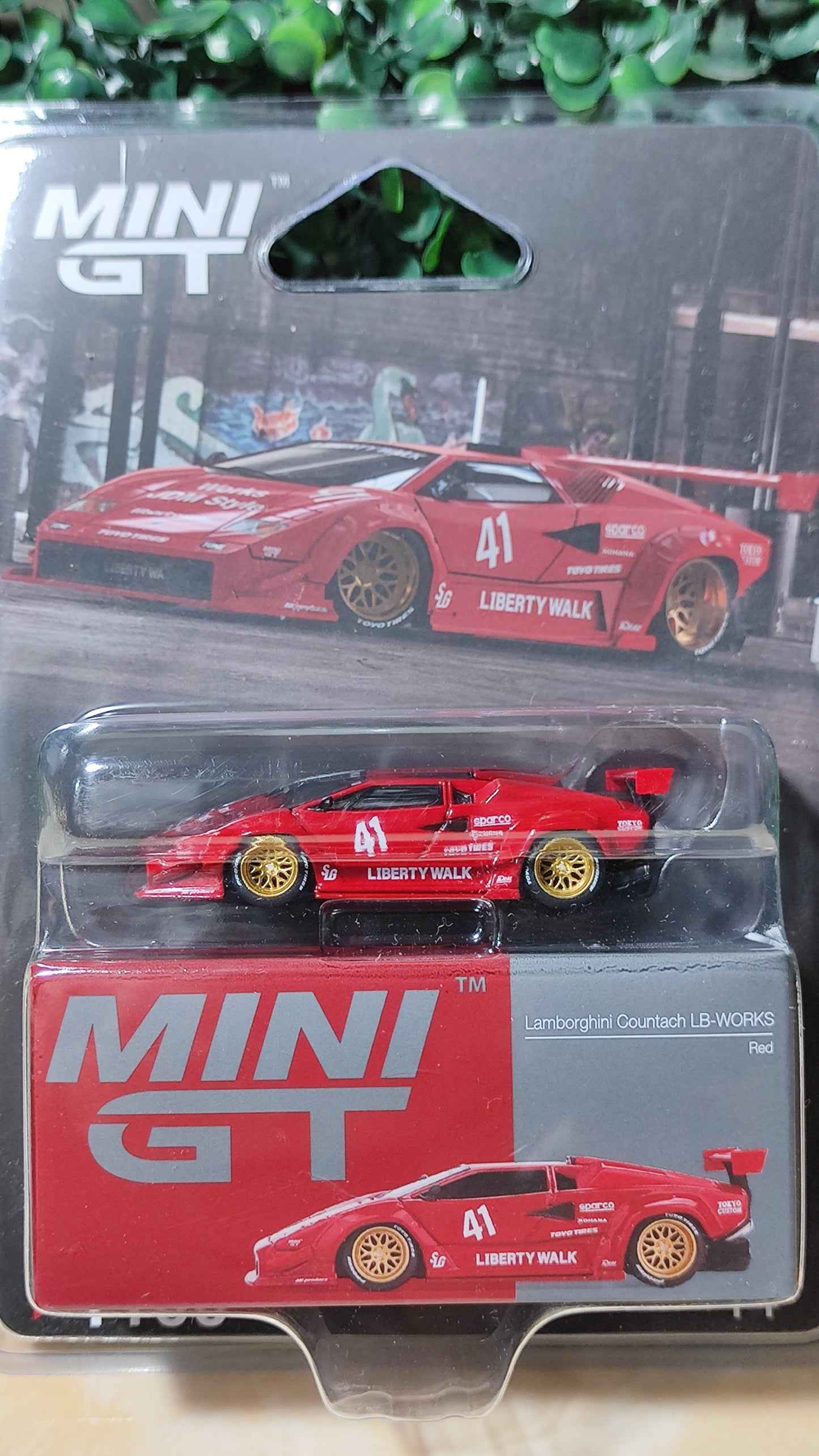 Lamborghini Countach LB-WORKS #41 | Red Liberty Walk | Mini GT