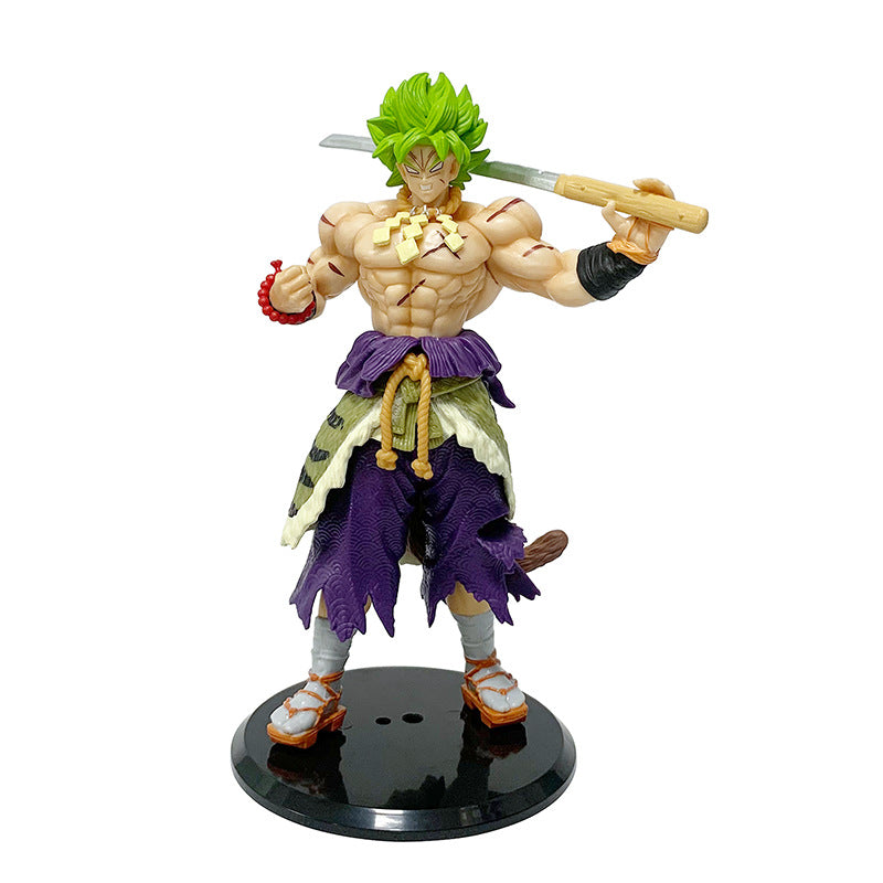 Figuras Dragon Ball Z - Goku Y Broly Samurai Feudal Concept Art