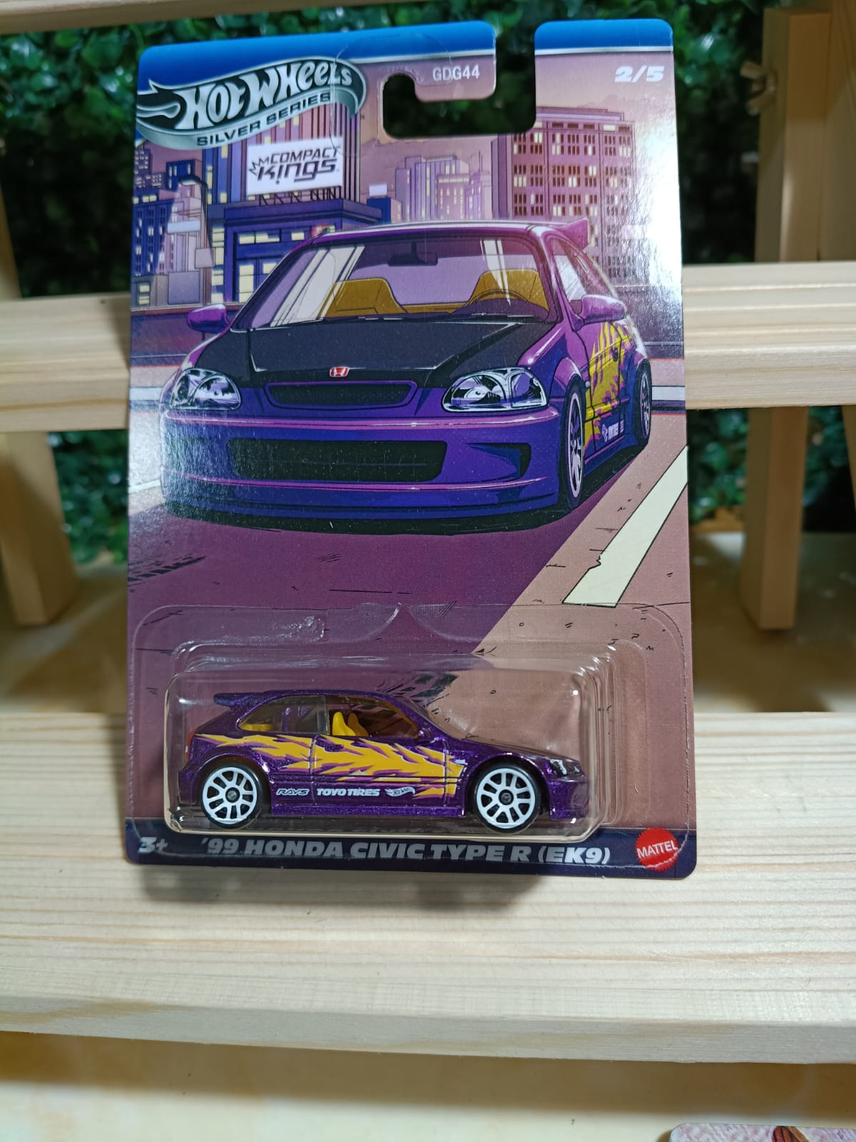 '99 Honda Civic Type R (EK9) - Hot Wheels Silver Series