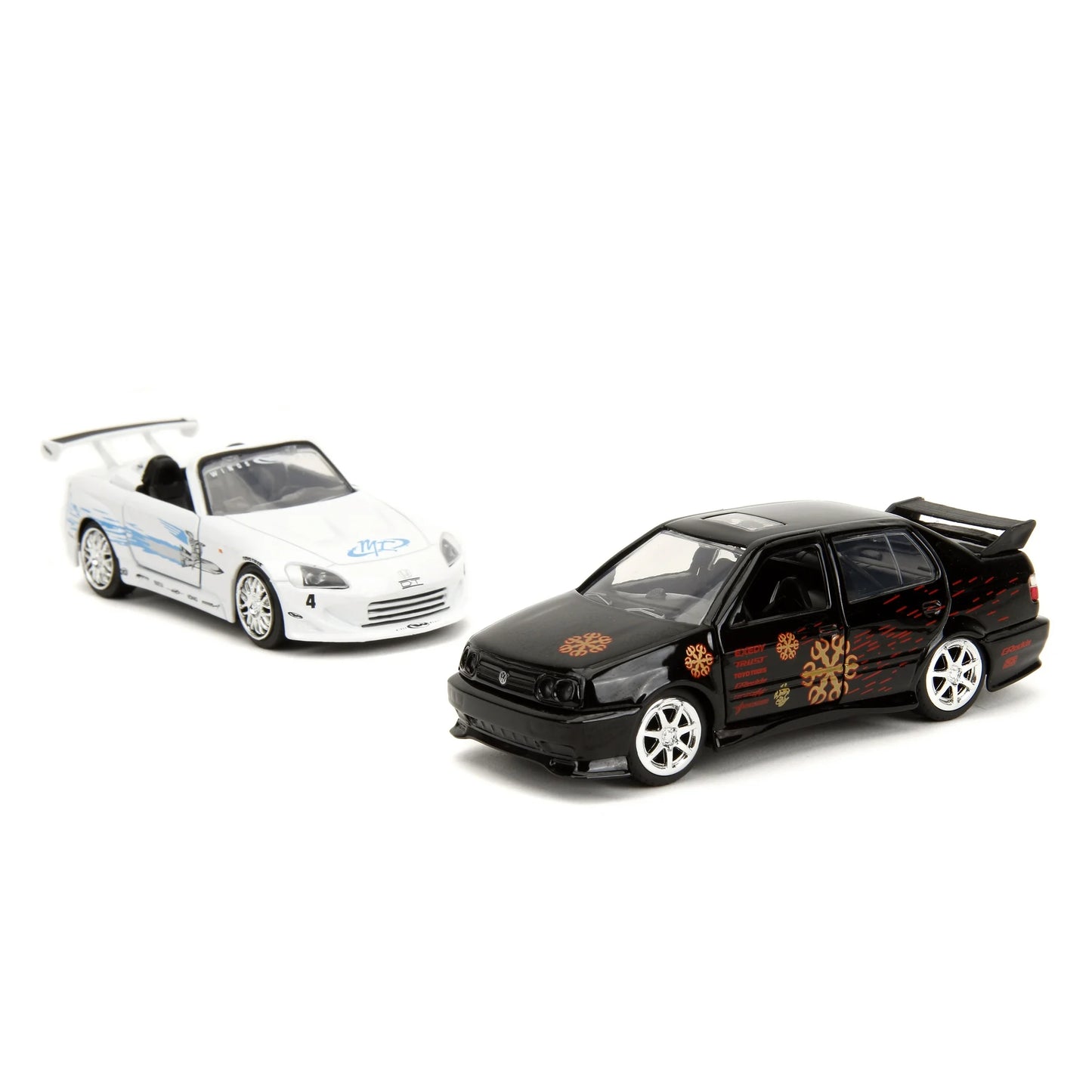 Volkswagen Jetta & 2001 Honda S2000 2 pack carro jada 1/32