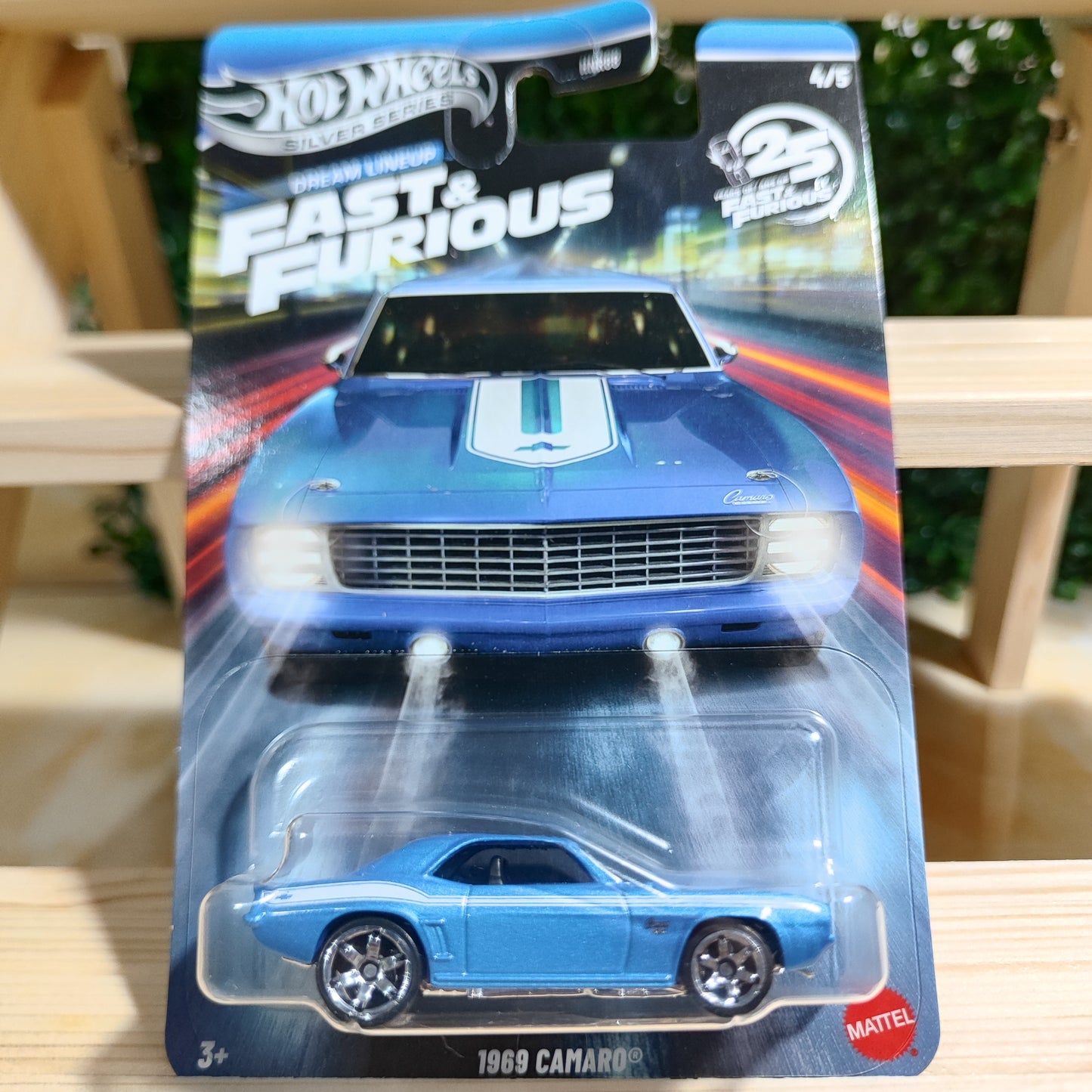 1969 Camaro - Hot Wheels Silver Series Fast & Furious 25 Aniversario
