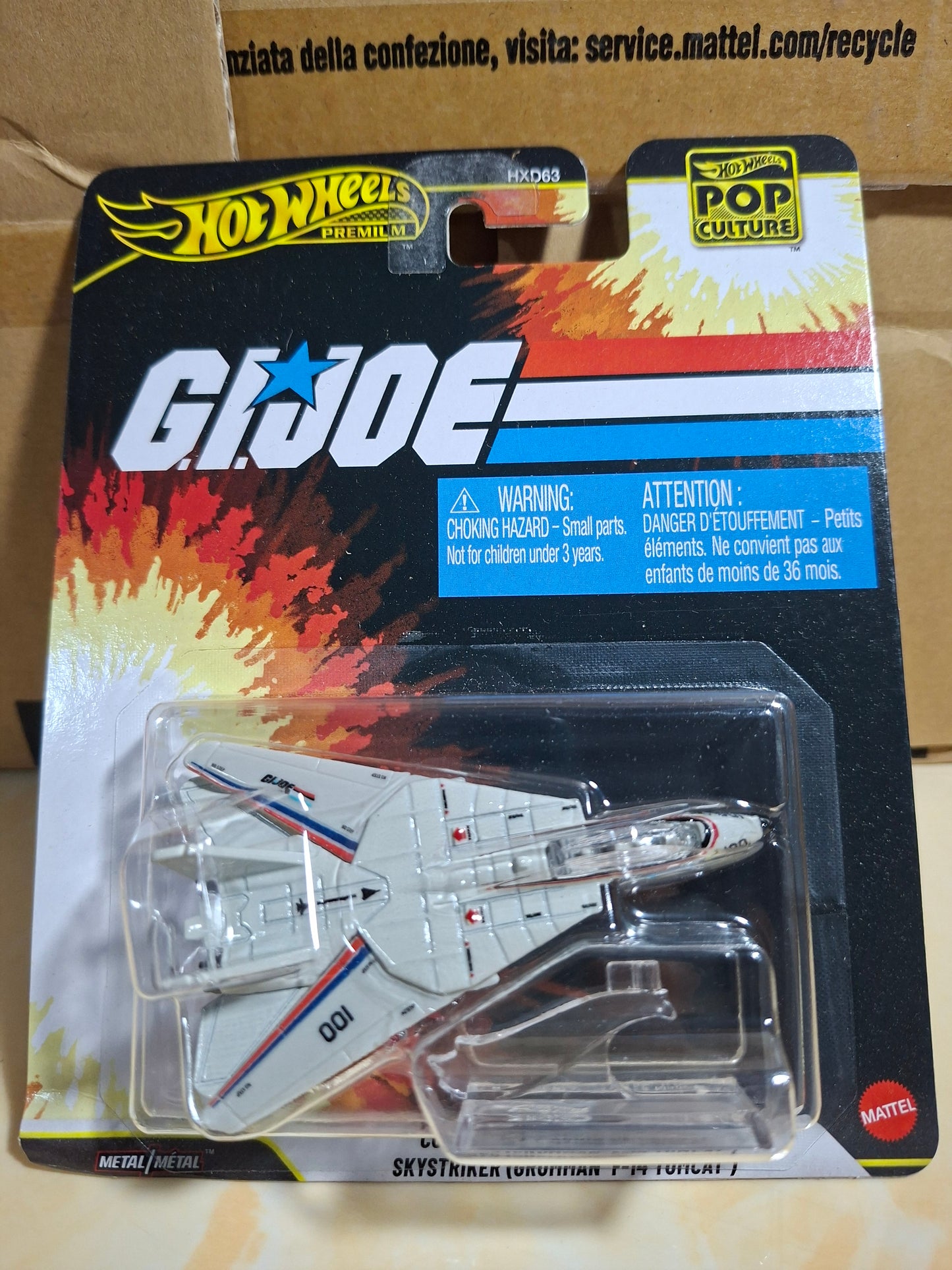 Hot Wheels Premium Pop Culture G.I. Joe - Skystriker (Grumman F-14 Tomcat)