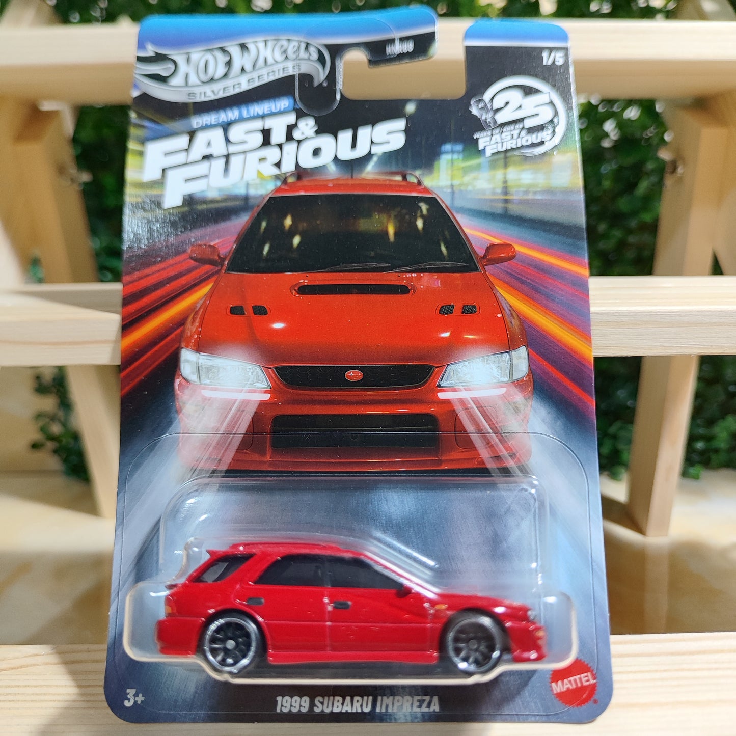 1999 Subaru Impreza - Hot Wheels Silver Series Fast & Furious 25 Aniversario