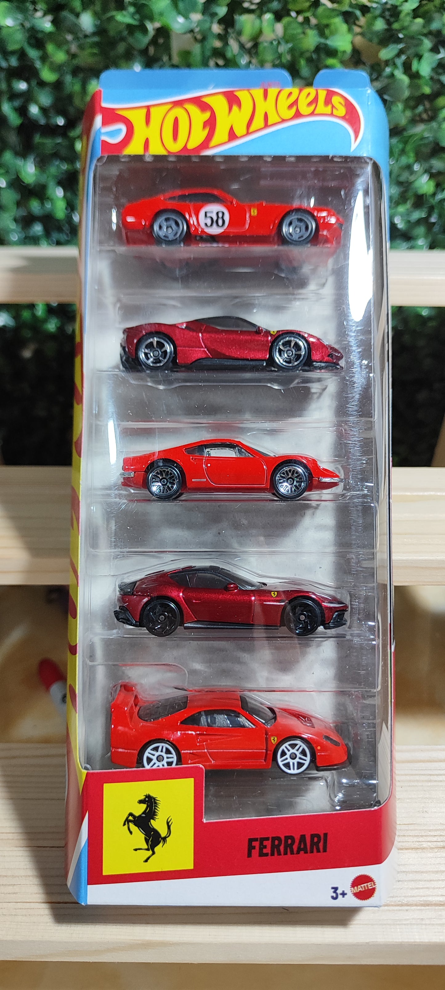 5-Pack Ferrari - Hot Wheels