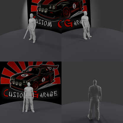 Figuras 3D - Fast & Furious Inspired