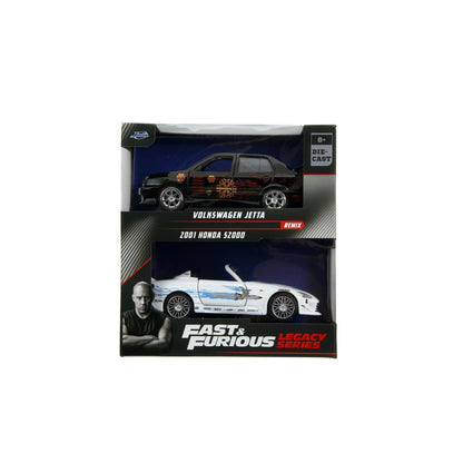 Volkswagen Jetta & 2001 Honda S2000 2 pack carro jada 1/32