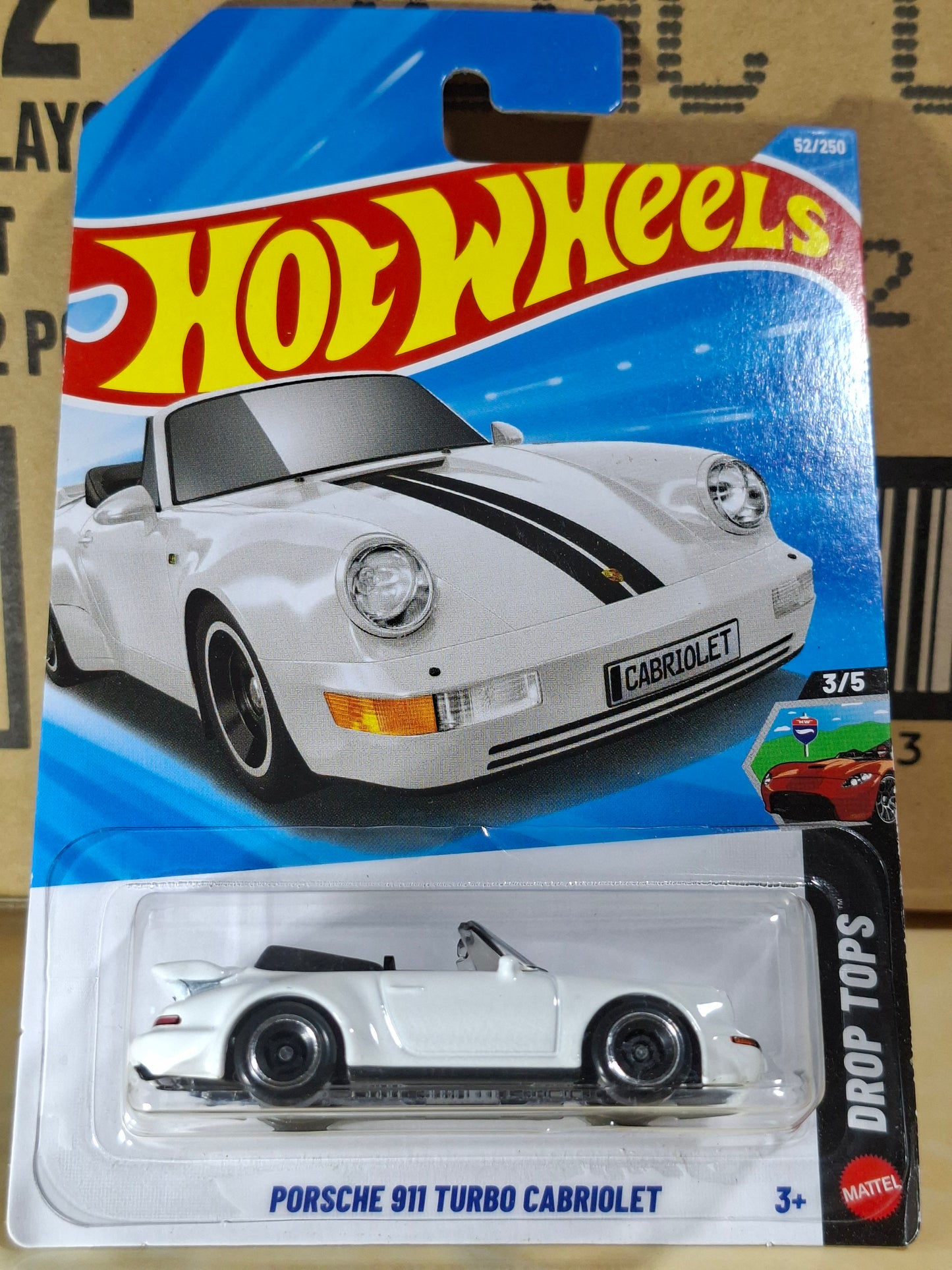 Hot Wheels Porsche 911 Turbo Cabriolet - Drop Tops