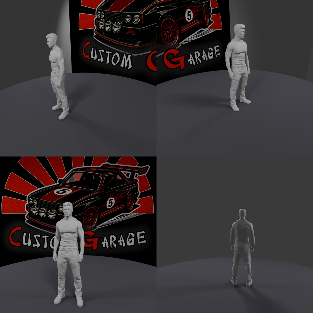 Figuras 3D - Fast & Furious Inspired