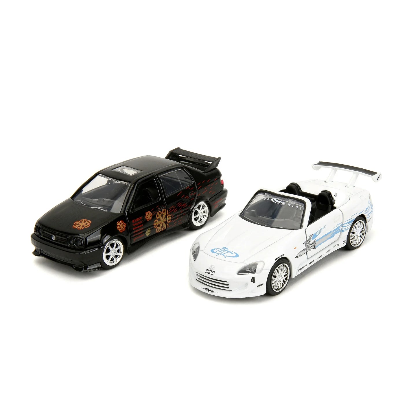 Volkswagen Jetta & 2001 Honda S2000 2 pack carro jada 1/32