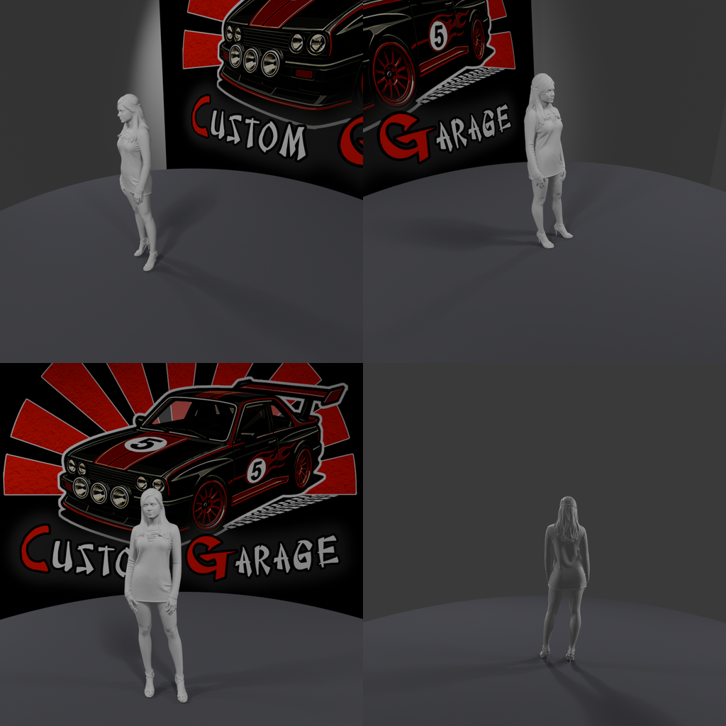 Figuras 3D - Fast & Furious Inspired