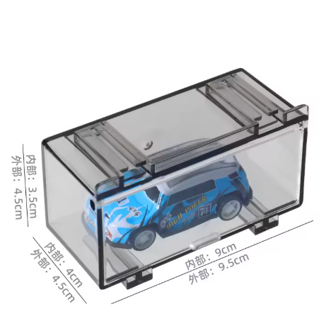 Acrilico Transparente Oscuro Hotwheels Apilable
