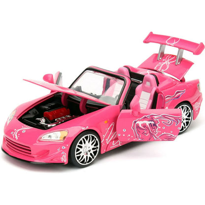 Yuki Honda S2000 Rosado carro jada 1/24