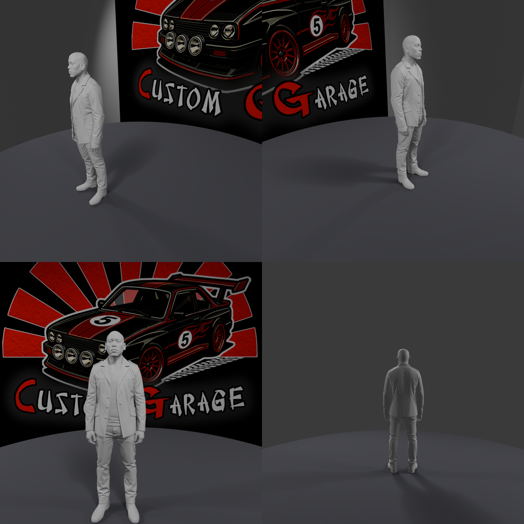Figuras 3D - Fast & Furious Inspired