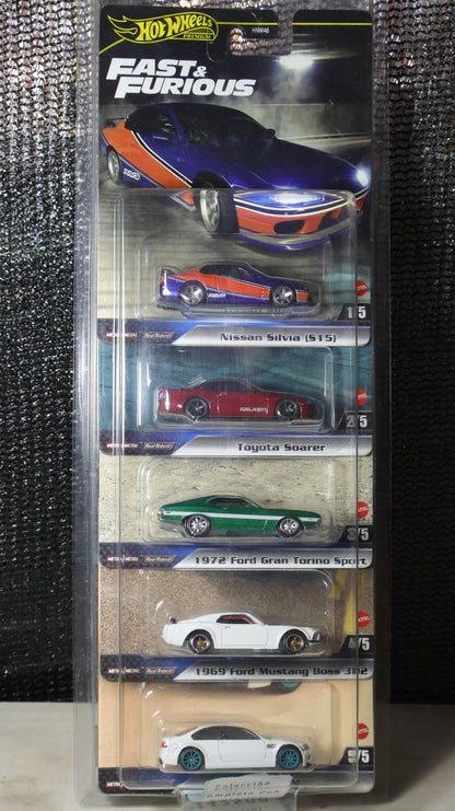 Protector Hotwheels para coleccion de 5 carros premium