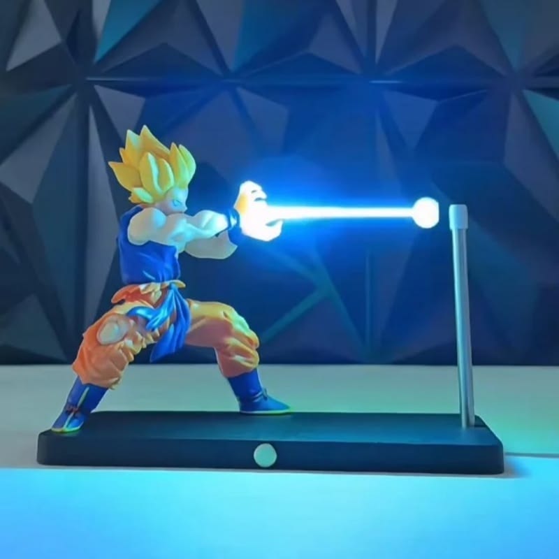 Lampara de goku kameha con LED Magnético