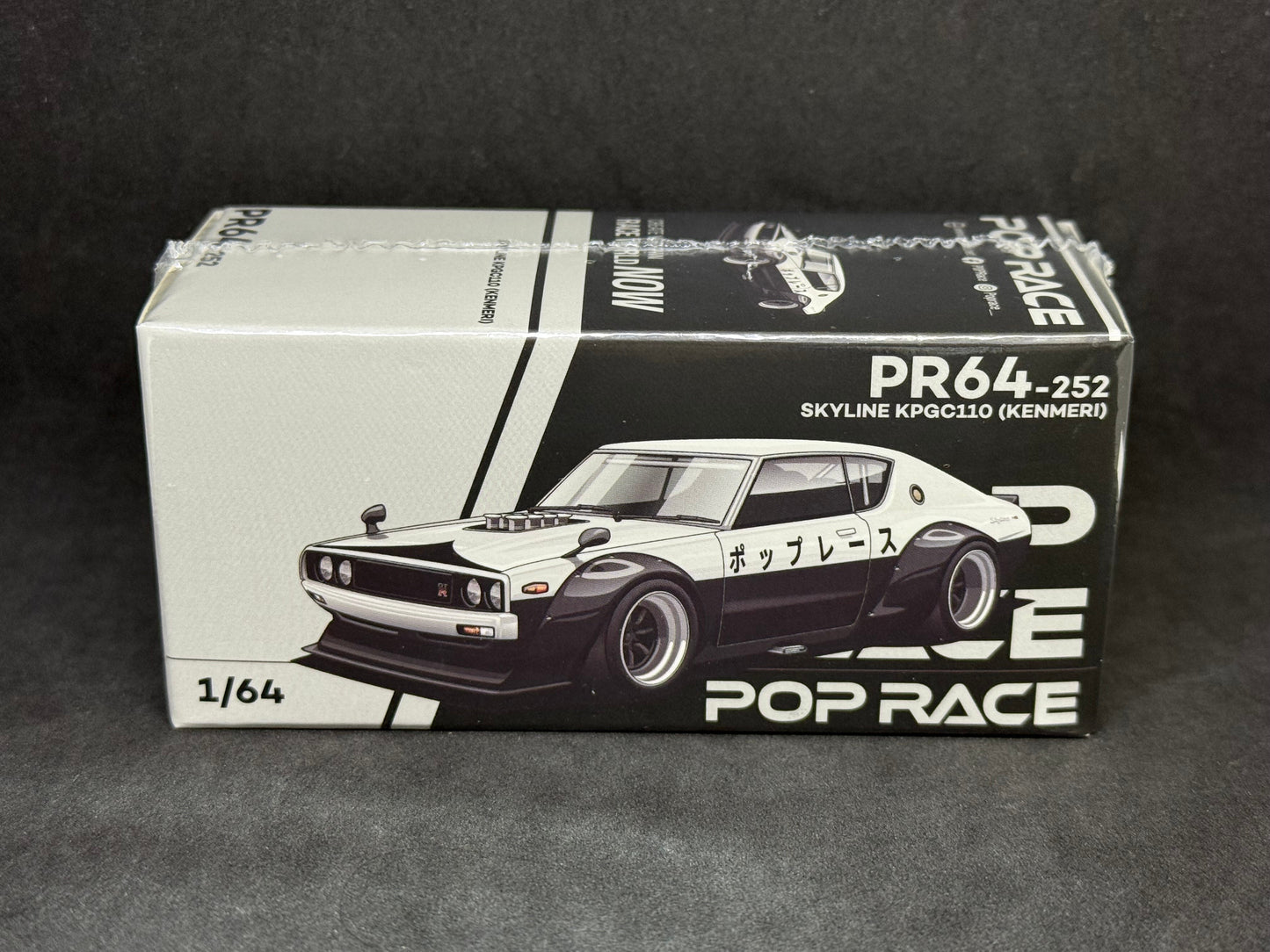 Pop Race Nissan Skyline KPGC110 Kenmeri NPA Style 1:64