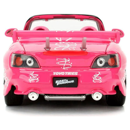 Yuki Honda S2000 Rosado carro jada 1/24