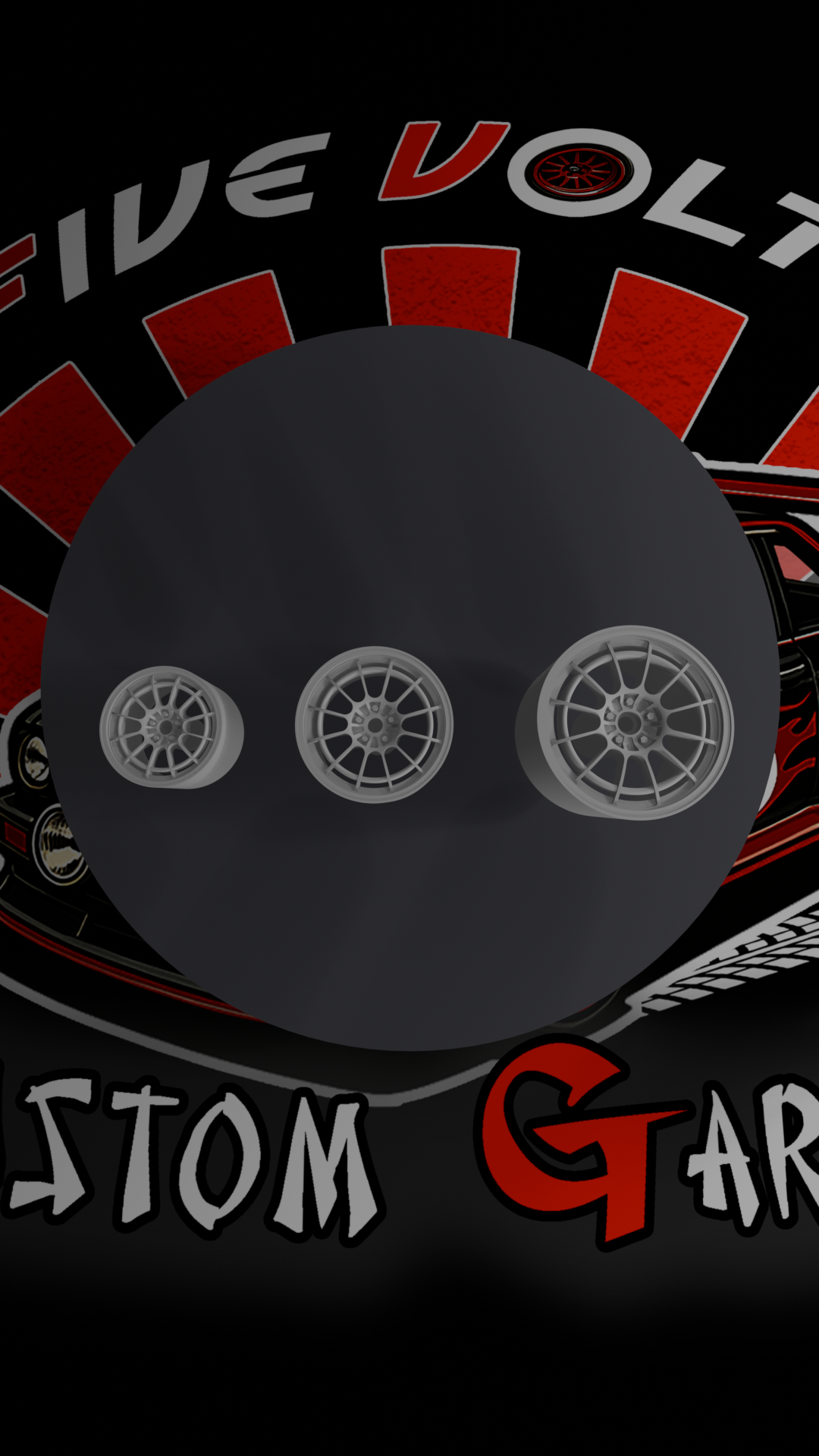 Aros 8mm-10mm-12mm Impresion 3D 1:64