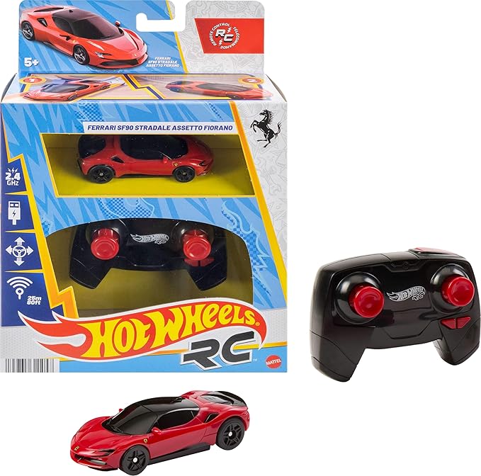 Hot Wheels 1:64 Ferrari SF90 Stradale Assetto Fiorano Control Remoto