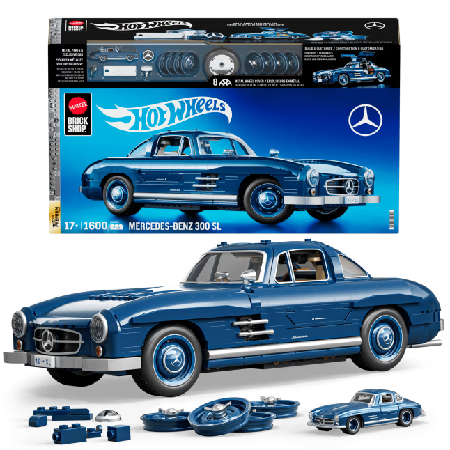 Mercedees Benz 300SL hotwheels brick