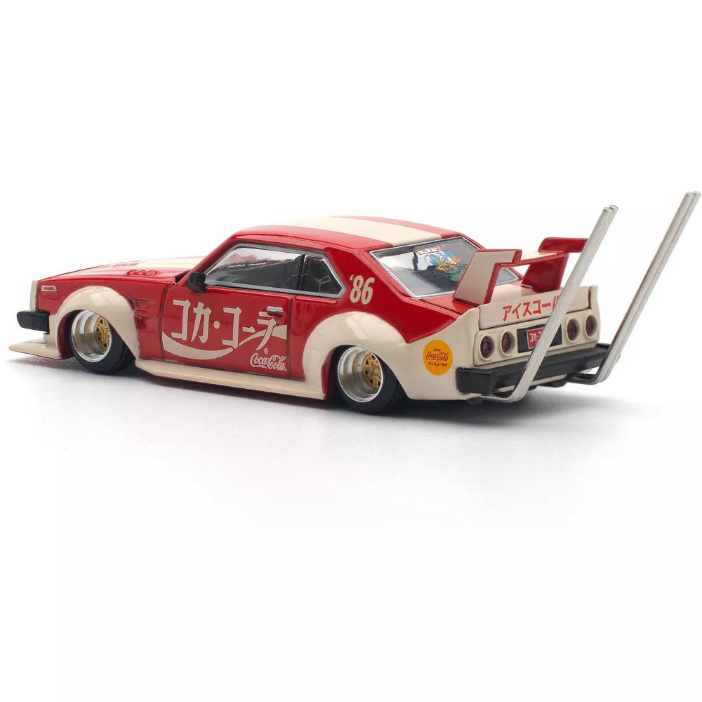 Pop Race PR64-135 Nissan Skyline C210 Kaido Racer Bosozoku Coca-Cola