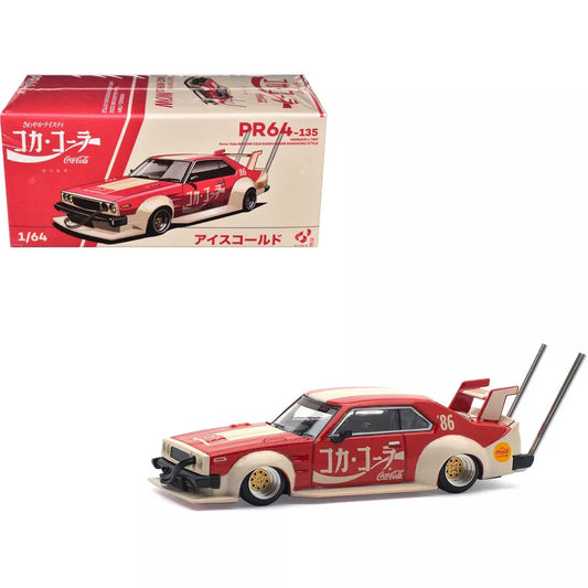 Pop Race PR64-135 Nissan Skyline C210 Kaido Racer Bosozoku Coca-Cola