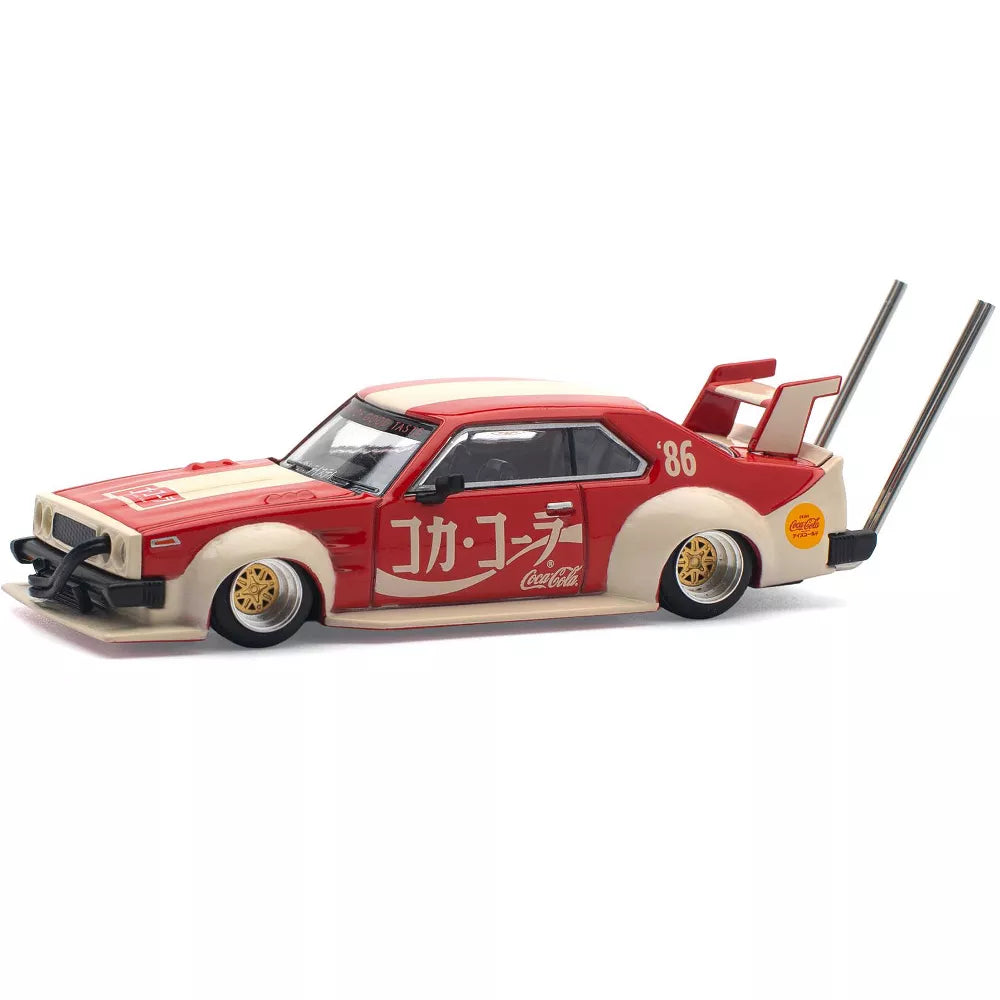 Pop Race PR64-135 Nissan Skyline C210 Kaido Racer Bosozoku Coca-Cola