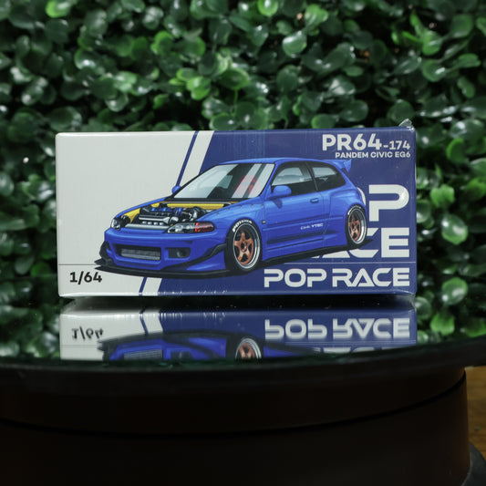 Honda Civic Pop Race EG6 Metallic Blue