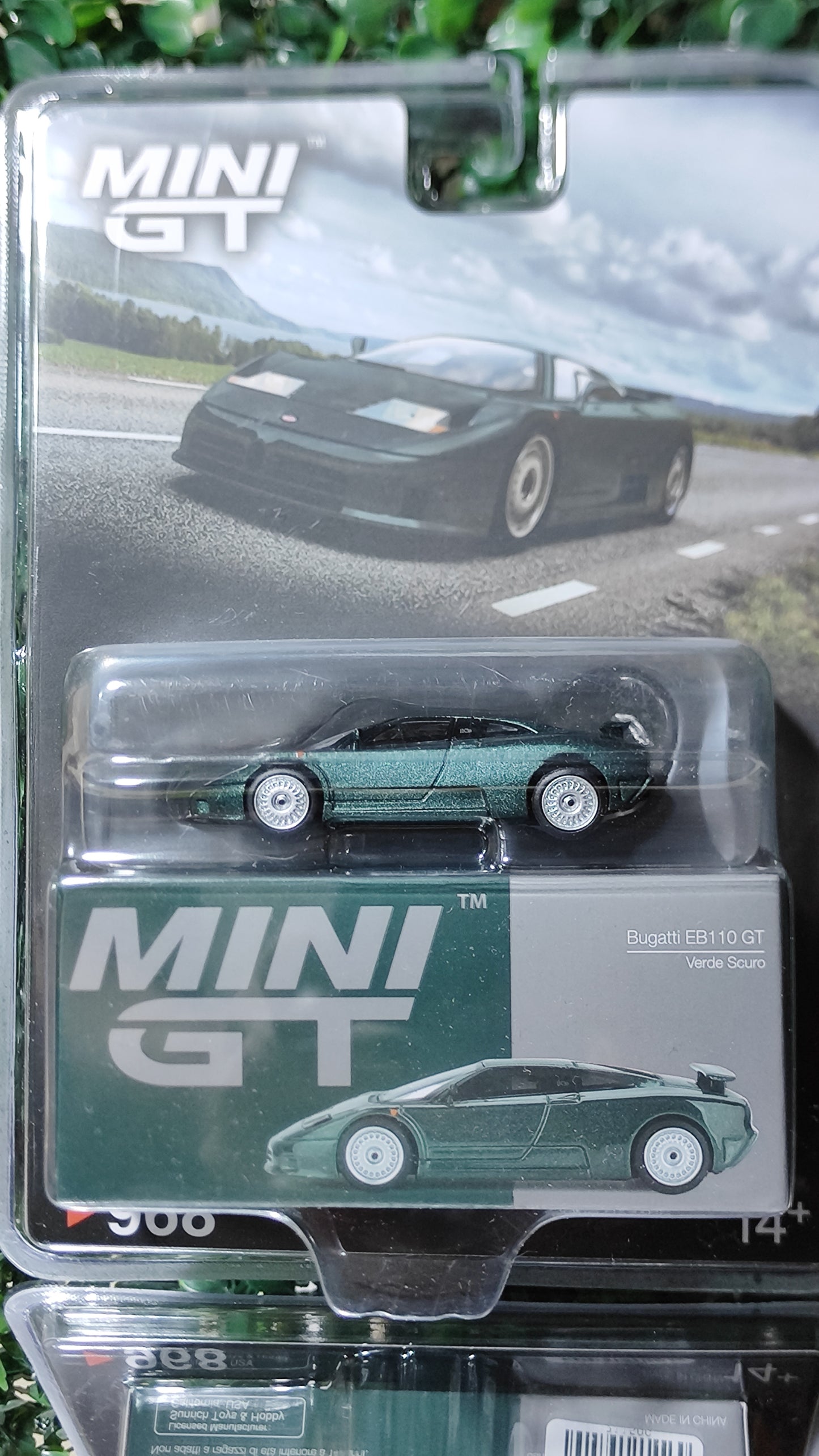 Bugatti EB110 GT  | Verde Scuro  | Mini GT