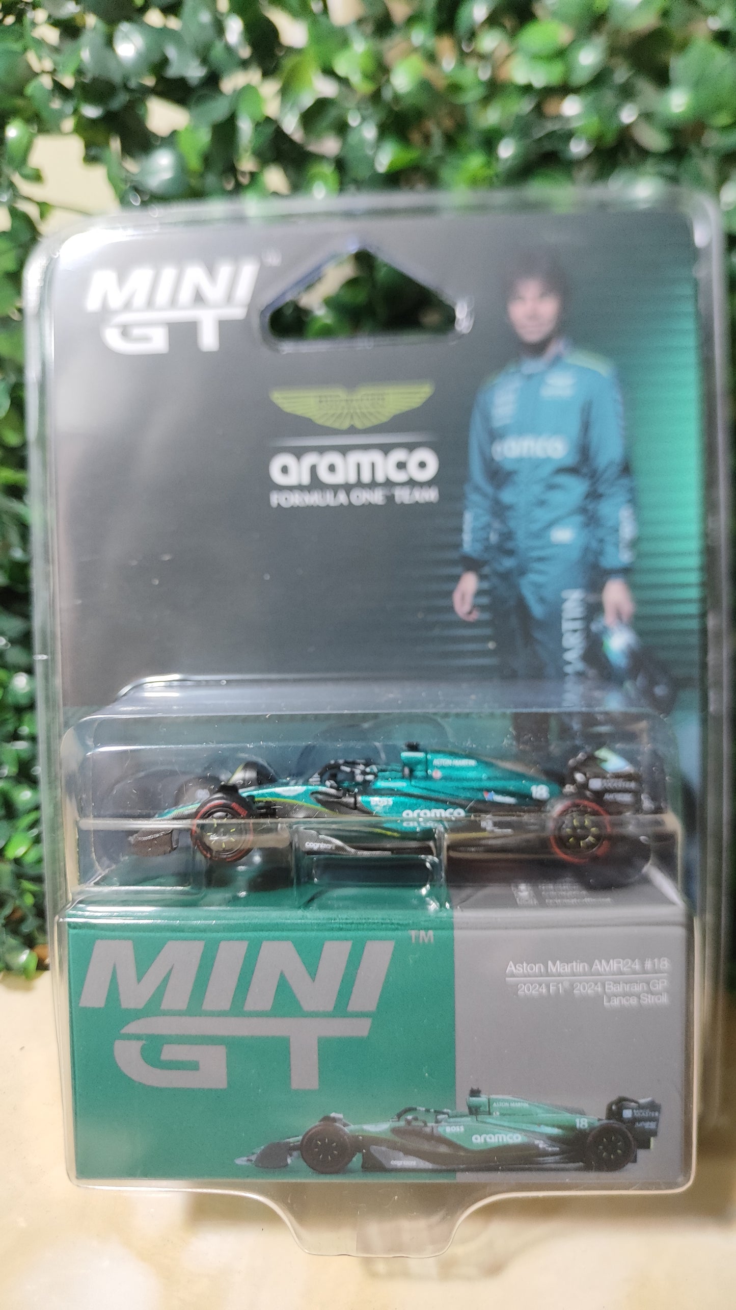 Aston Martin AMR24 #18 | 2024 F1 Aramco Team Lance Stroll | Mini GT