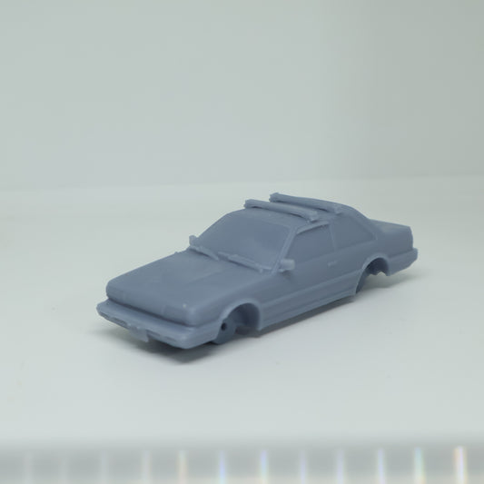 Impresion 3D Auto Inspirado Nissan Sentra Std 1988 B12 2 Puertas en Escala 1:64