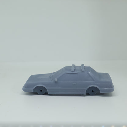 Impresion 3D Auto Inspirado Nissan Sentra Std 1988 B12 2 Puertas en Escala 1:64