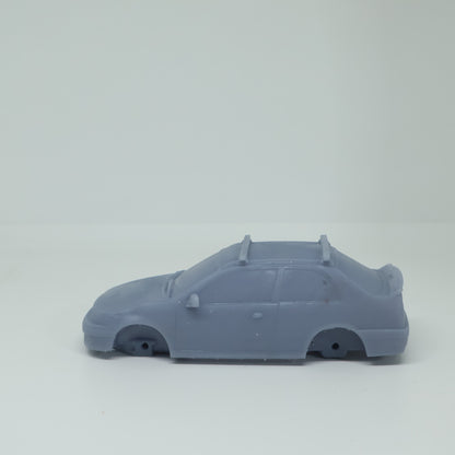 Impresion 3D Auto Inspirado Toyota Tercel 1993 2 Puertas Escala 1:64