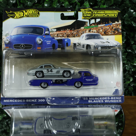 Mercedez Benz 300 SL and 55 Mercedes Benz Blaues Wunder