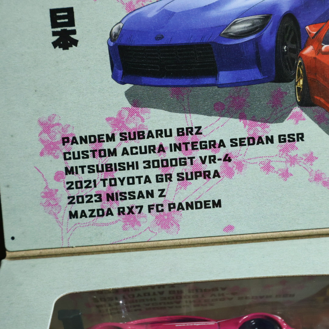 Set JDM Hot Wheels - 6 Carros