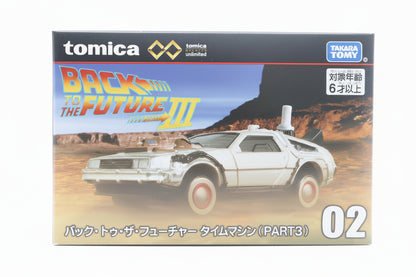 Tomica DeLorean Time Machine - Back to the Future Part III No.02