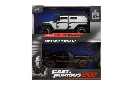 Jeep Wrangler-Dom's Dodge 2 pack carro jada 1/32