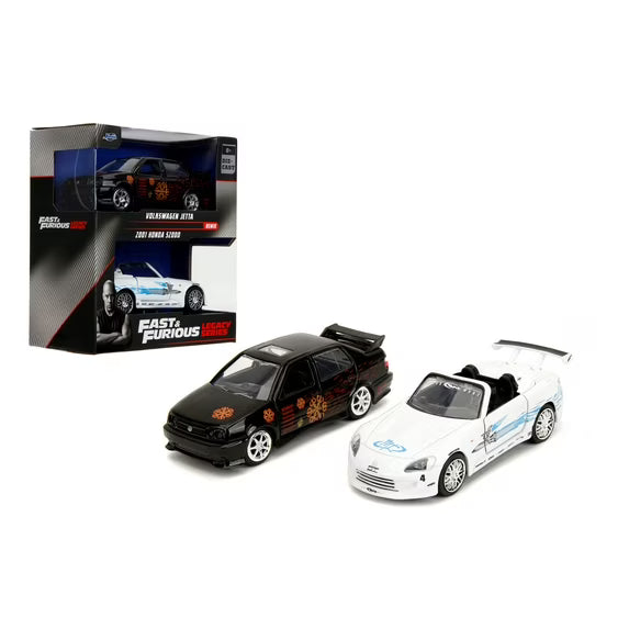 Volkswagen Jetta & 2001 Honda S2000 2 pack carro jada 1/32