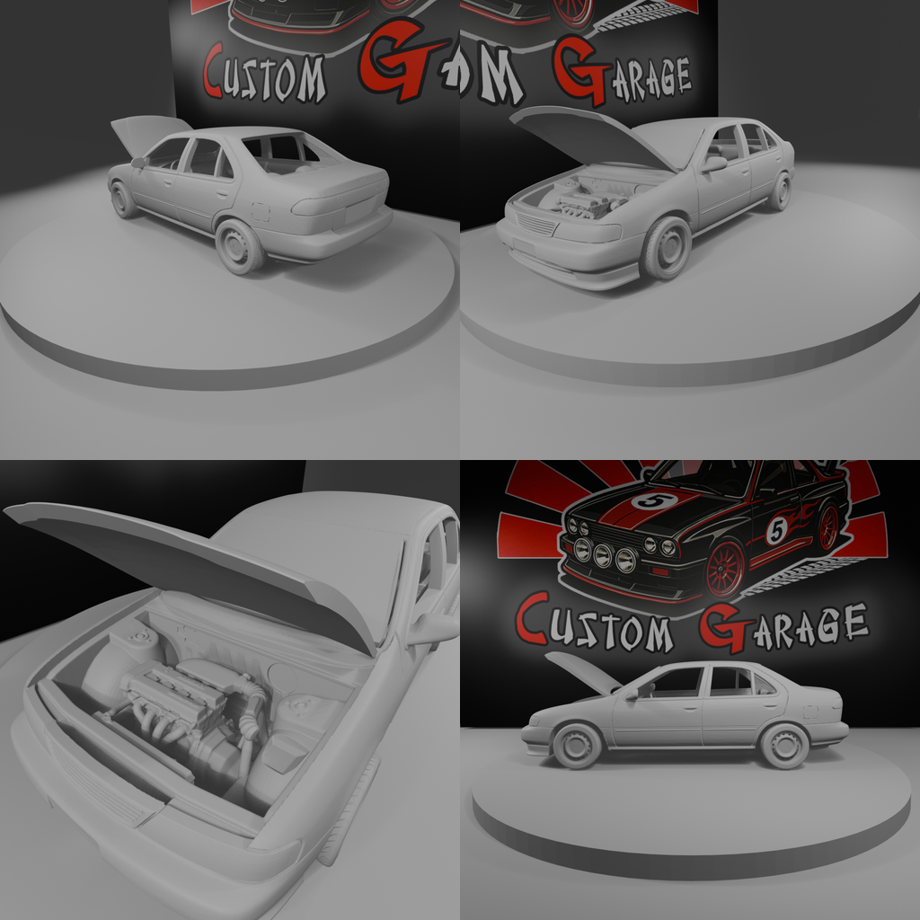 NISSAN Carros Impresion 3D