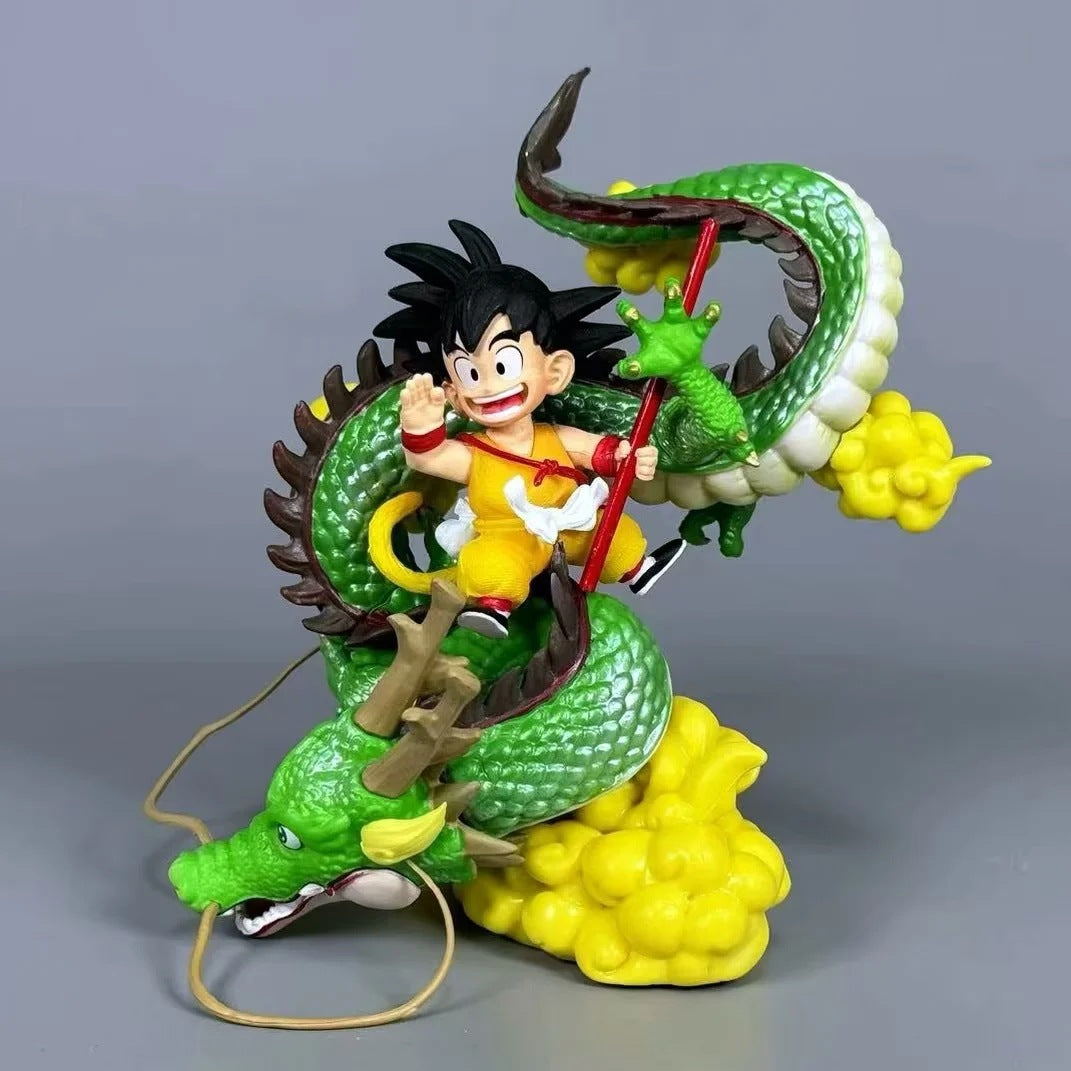 Figura Goku Niño & Shenlong Dragon Ball PVC - Coleccionable Premium