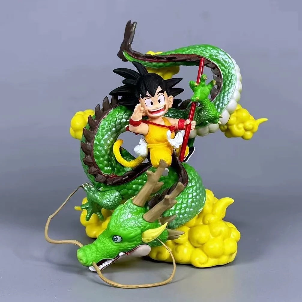 Figura Goku Niño & Shenlong Dragon Ball PVC - Coleccionable Premium