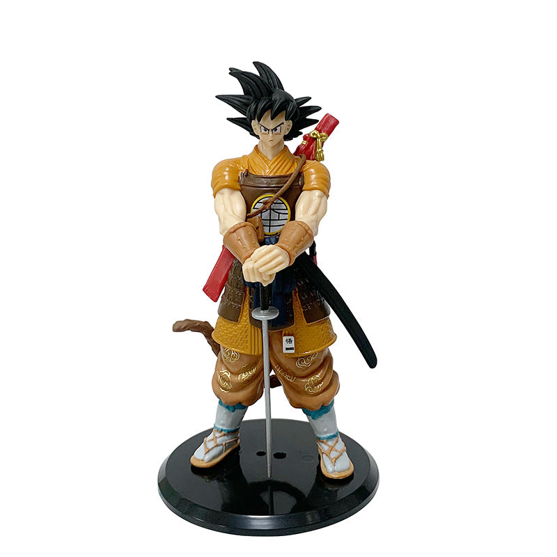 Figuras Dragon Ball Z - Goku Y Broly Samurai Feudal Concept Art