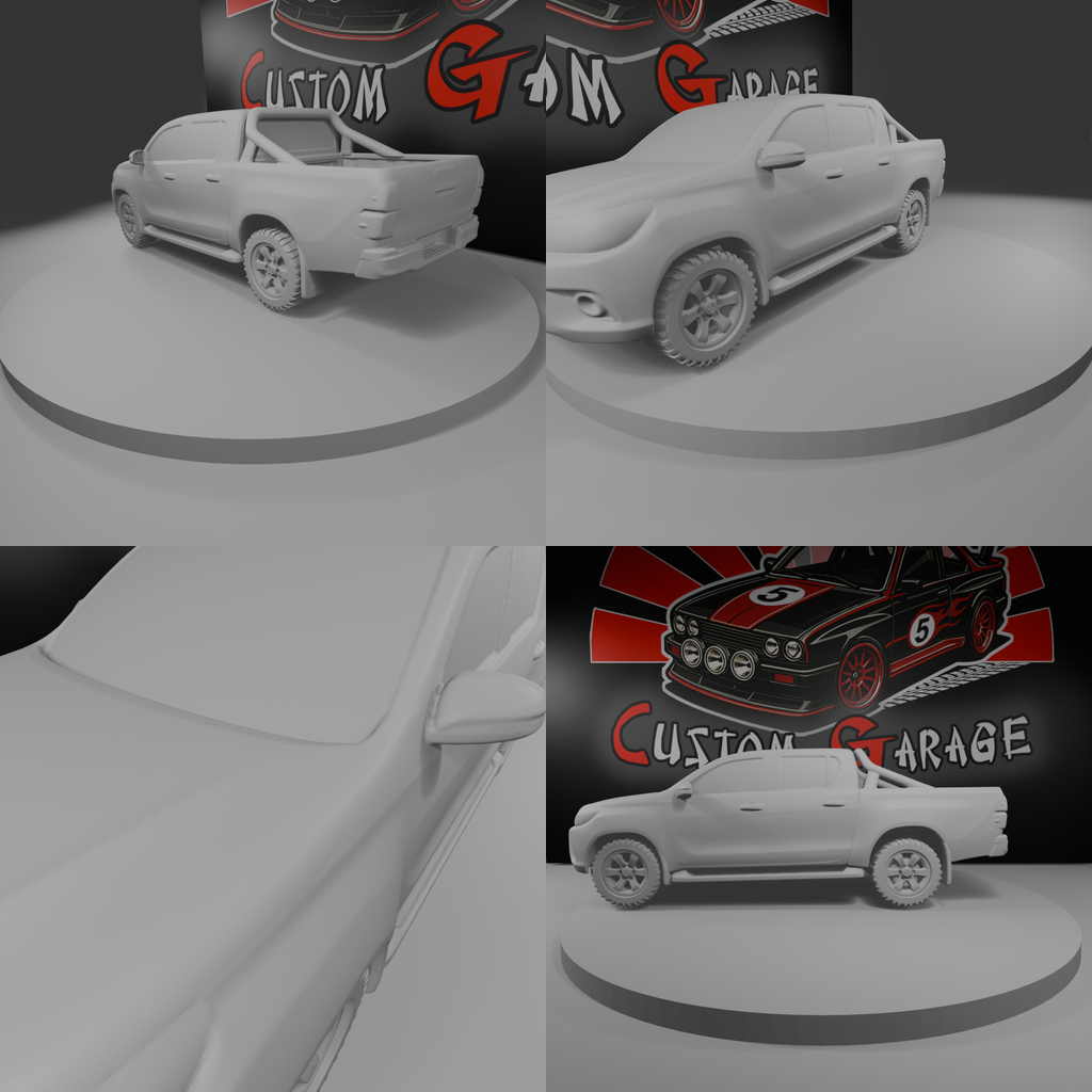 TOYOTA Carros de Impresion 3D