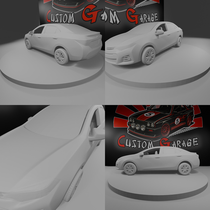 TOYOTA Carros de Impresion 3D