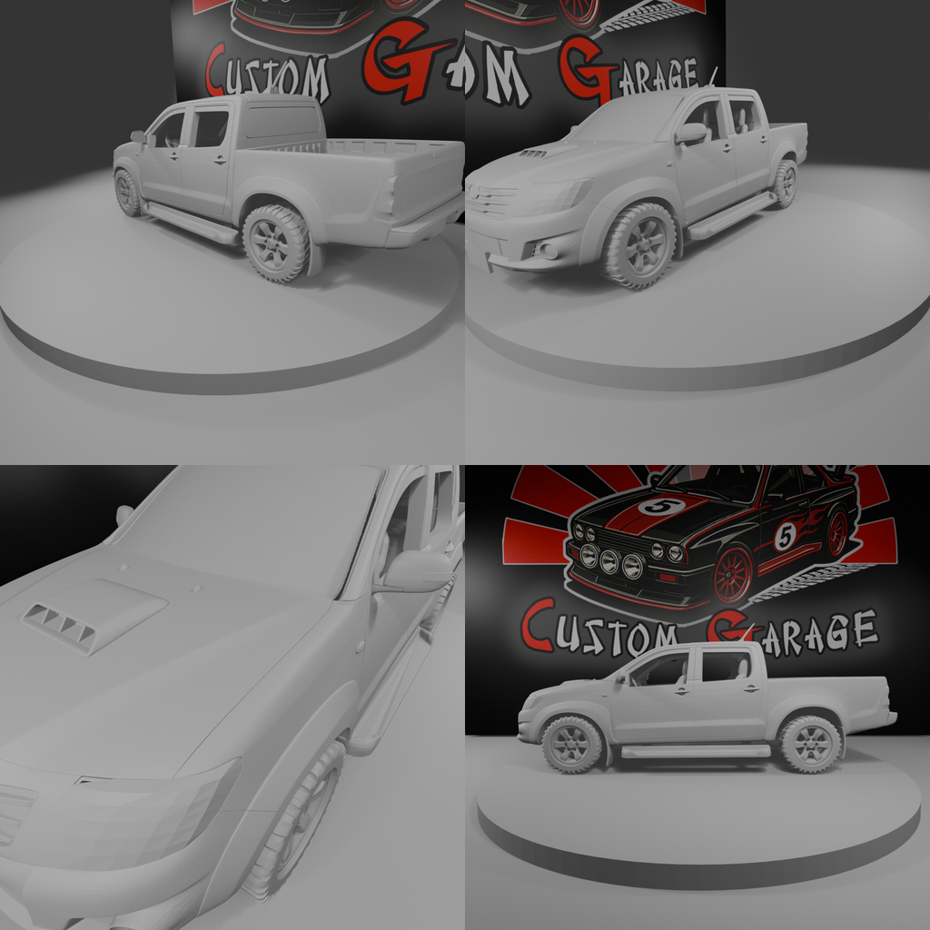 TOYOTA Carros de Impresion 3D