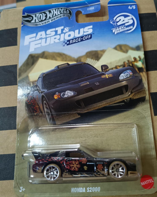 Hot Wheels Honda S2000 – Fast & Furious Race-Off Silver Series
