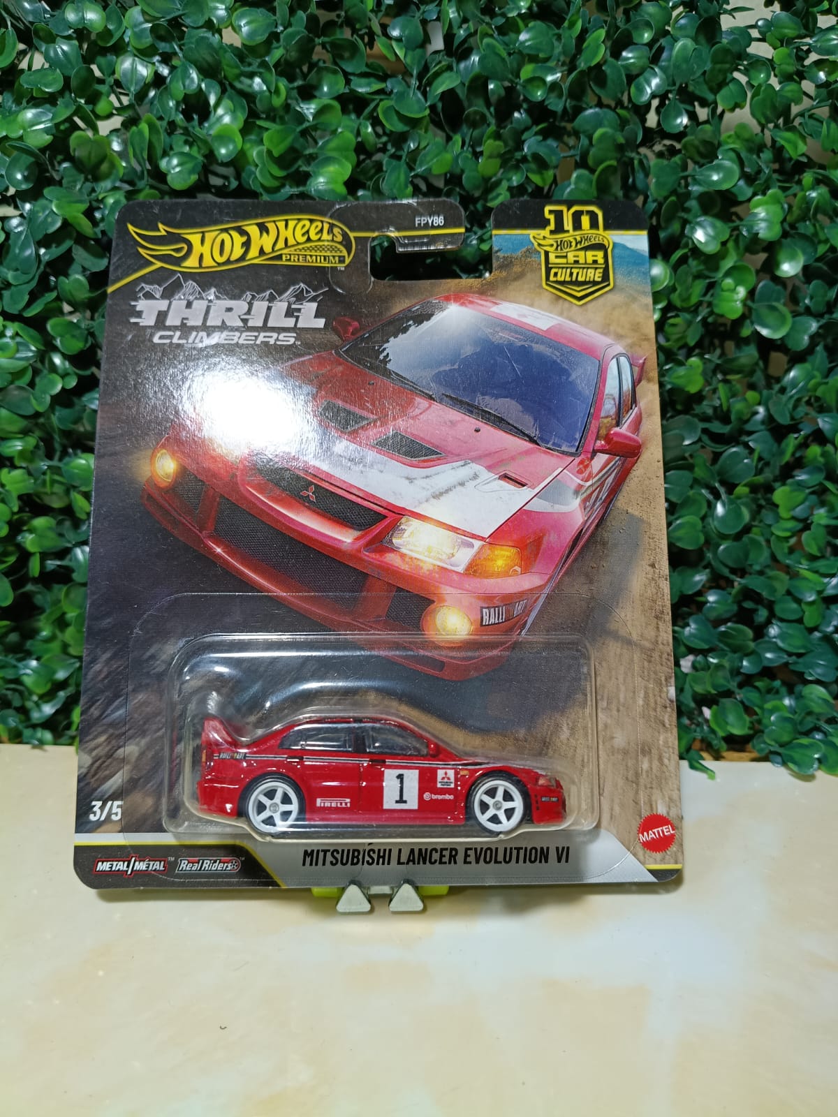Mitsubishi Lancer Evolution VI-Hot Wheels Premium Car Culture Thrill Climbers