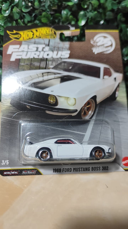1969 Ford Mustang Boss 302 - Hot Wheels Fast & Furious 25 Aniversario
